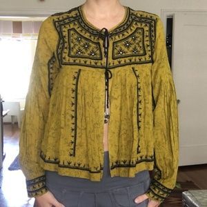Free People indian tie top